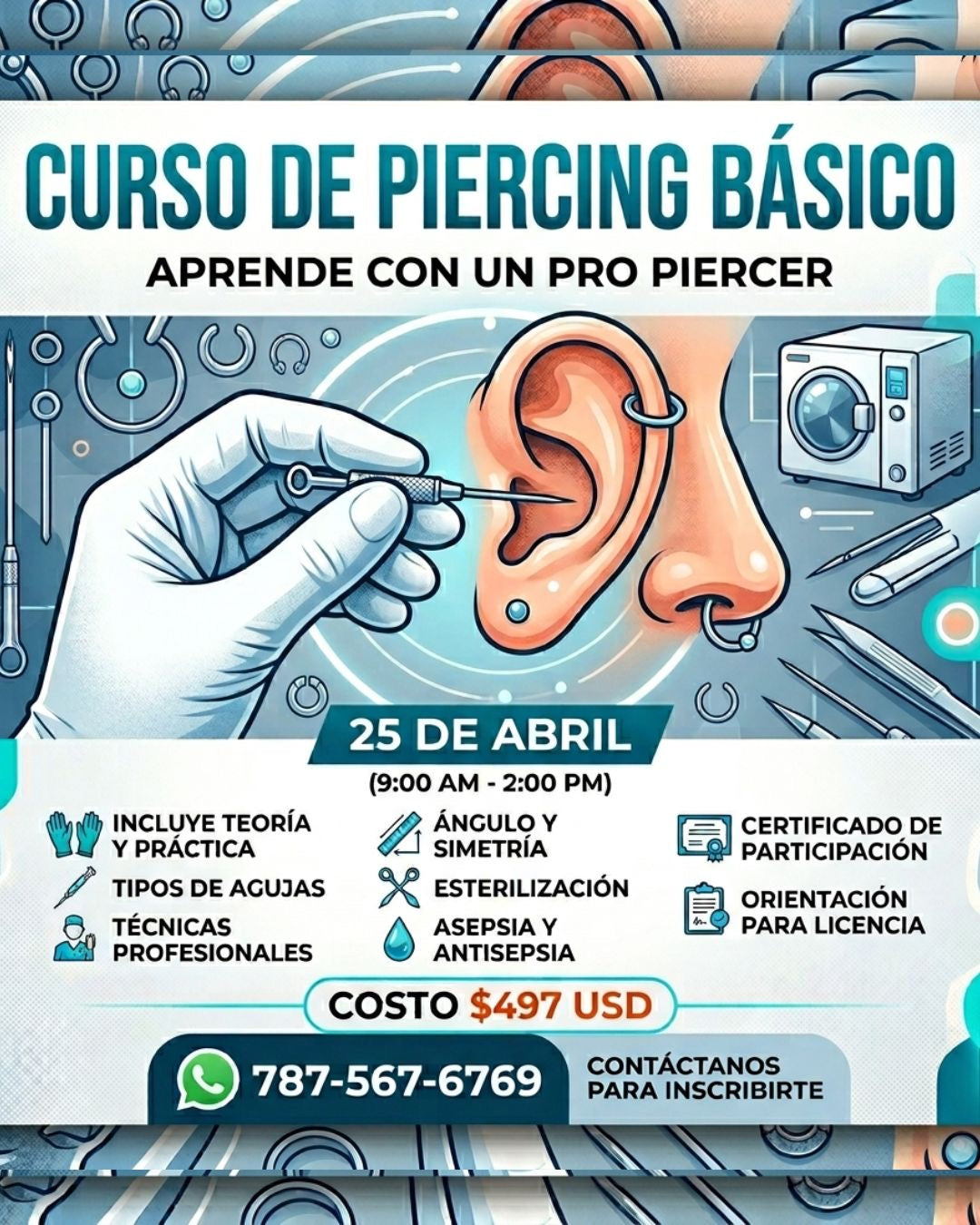 Curso Piercing Nivel Básico