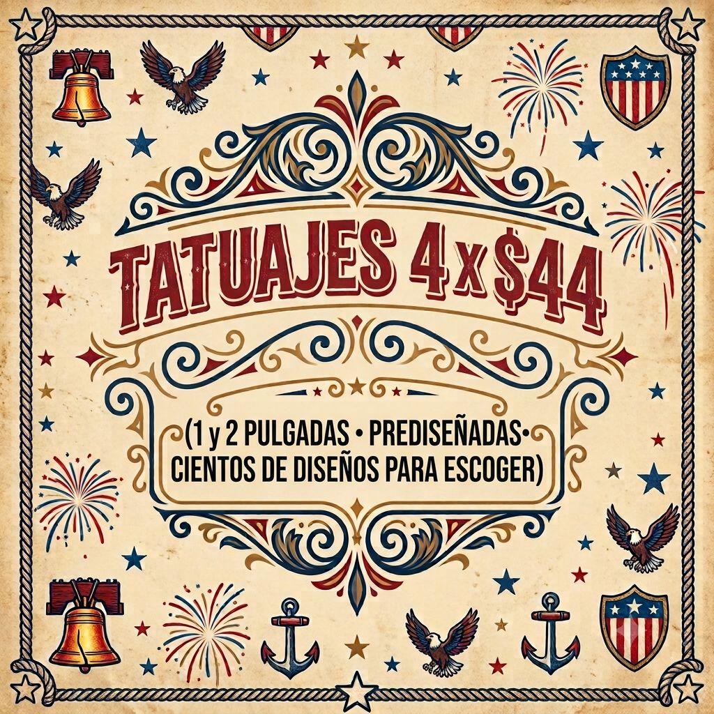 Tatuajes 4 de julio