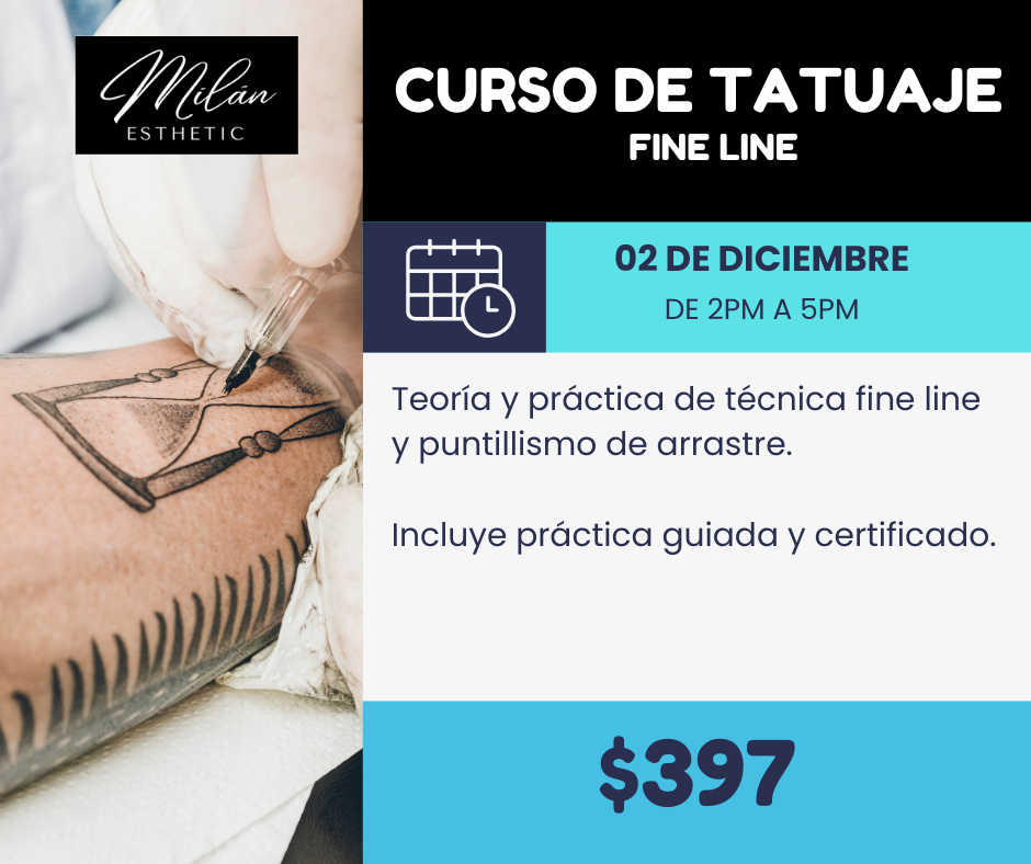 Curso de Tatuaje Fine Line