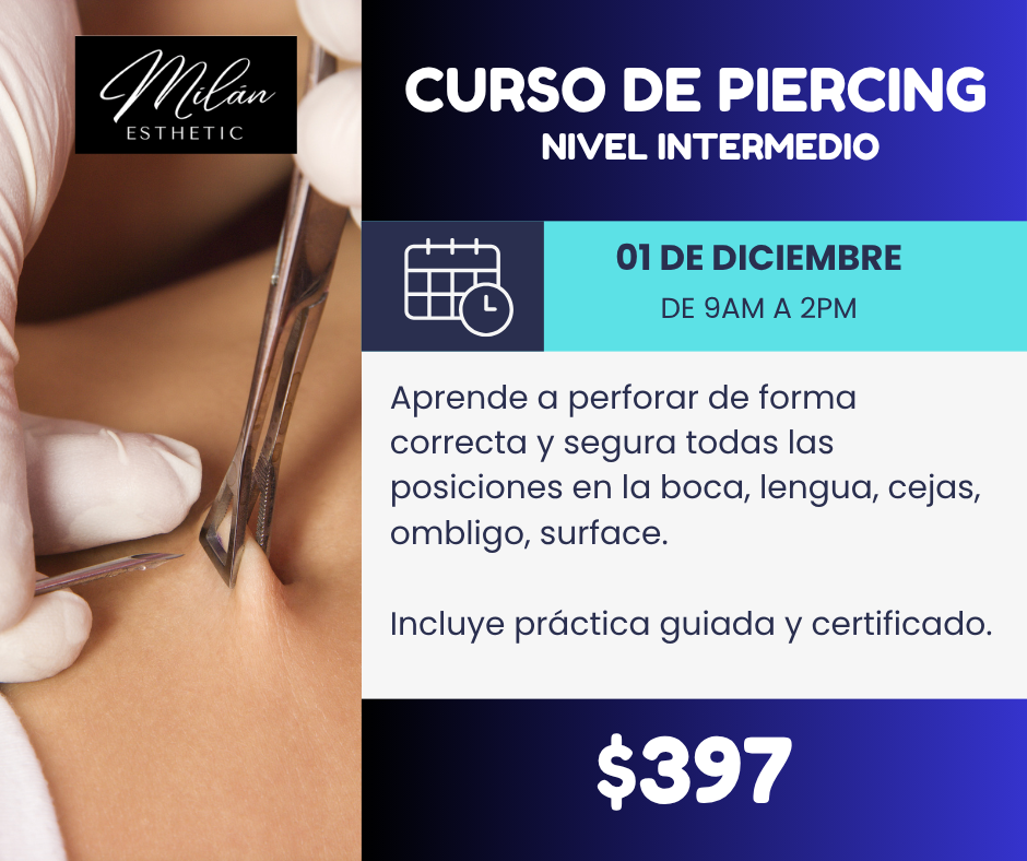 Curso Piercing Nivel Intermedio
