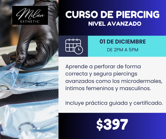 Curso Piercing Nivel Avanzado