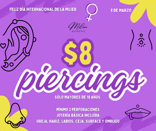 Dia de la Mujer -  piercings