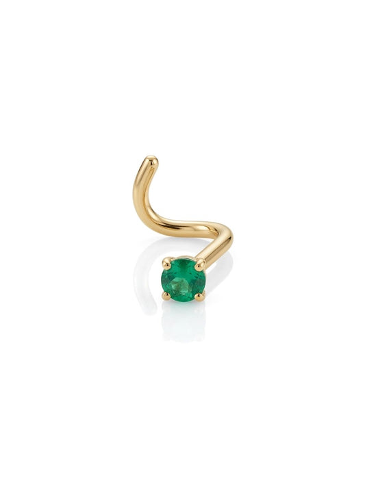 Nostril 18k esmeralda