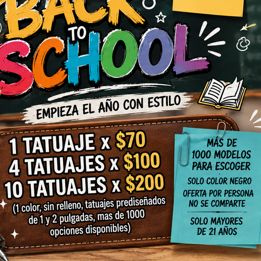Tatuajes Back2School