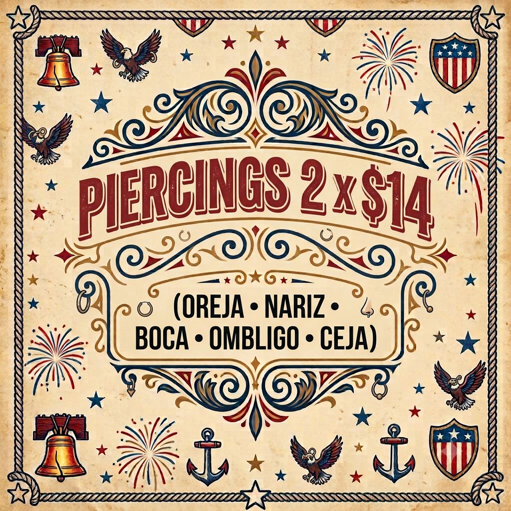2Piercings 4julio